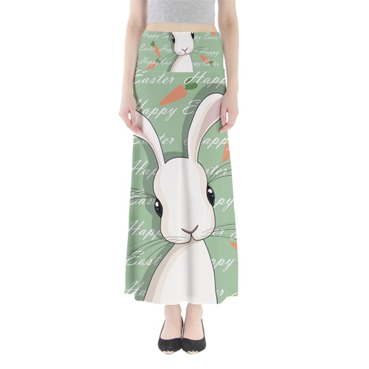 Easter bunny  Full Length Maxi Skirt