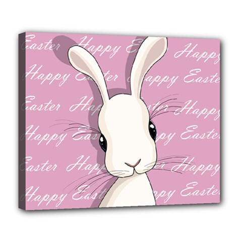 Easter Bunny  Deluxe Canvas 24  X 20   by Valentinaart