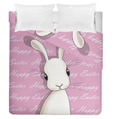 Easter Bunny  Duvet Cover Double Side (queen Size) by Valentinaart