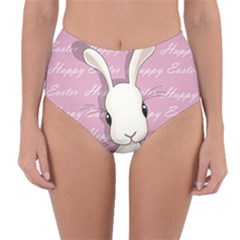 Easter Bunny  Reversible High-waist Bikini Bottoms by Valentinaart