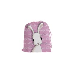 Easter Bunny  Drawstring Pouches (xs)  by Valentinaart