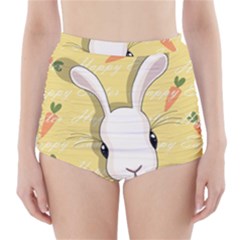 Easter Bunny  High-waisted Bikini Bottoms by Valentinaart