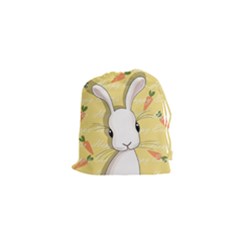 Easter Bunny  Drawstring Pouches (xs)  by Valentinaart