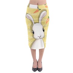 Easter Bunny  Midi Pencil Skirt by Valentinaart