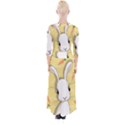 Easter bunny  Quarter Sleeve Wrap Maxi Dress View2