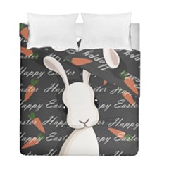 Easter Bunny  Duvet Cover Double Side (full/ Double Size) by Valentinaart