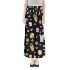 Easter Kawaii Pattern Full Length Maxi Skirt by Valentinaart