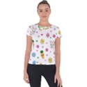 Easter Kawaii Pattern Short Sleeve Sports Top  View1