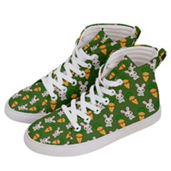 Easter Kawaii Pattern Men s Hi-top Skate Sneakers by Valentinaart