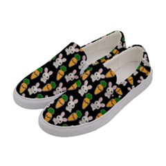 Easter Kawaii Pattern Women s Canvas Slip Ons by Valentinaart