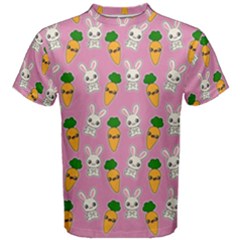 Easter Kawaii Pattern Men s Cotton Tee by Valentinaart