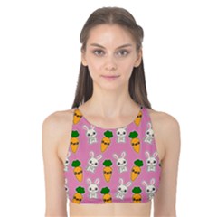 Easter Kawaii Pattern Tank Bikini Top by Valentinaart