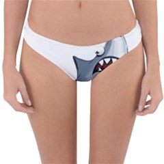 Scary Cute Shark Reversible Hipster Bikini Bottoms by ImagineWorld