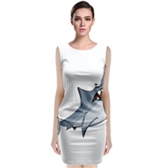 Scary Cute Shark Classic Sleeveless Midi Dress by ImagineWorld