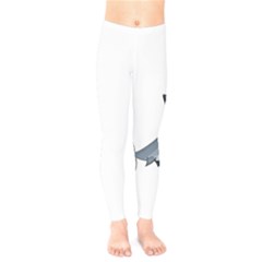 Scary Cute Shark Kids  Legging