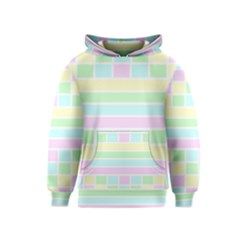 Geometric Pastel Design Baby Pale Kids  Pullover Hoodie by Nexatart