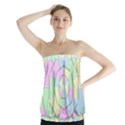 Color Wheel 3d Pastels Pale Pink Strapless Top View1