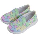 Color Wheel 3d Pastels Pale Pink Kid s Lightweight Slip Ons View2