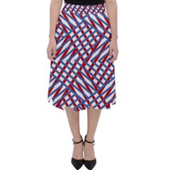 Abstract Chaos Confusion Folding Skater Skirt by Nexatart