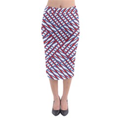 Abstract Chaos Confusion Midi Pencil Skirt by Nexatart