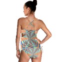 Fabric 3d Color Blocking Depth Tankini Set View2