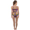 Rainbow Hearts 3d Depth Radiating Wrap Around Bikini Set View2