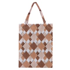 Fabric Texture Geometric Classic Tote Bag