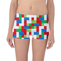 Geometric Maze Chaos Dynamic Reversible Boyleg Bikini Bottoms by Nexatart