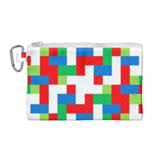 Geometric Maze Chaos Dynamic Canvas Cosmetic Bag (medium) by Nexatart