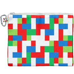 Geometric Maze Chaos Dynamic Canvas Cosmetic Bag (xxxl) by Nexatart