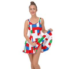 Geometric Maze Chaos Dynamic Inside Out Dress