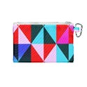 Geometric Pattern Design Angles Canvas Cosmetic Bag (Medium) View2