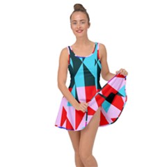 Geometric Pattern Design Angles Inside Out Dress