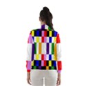 Rainbow Color Blocks Red Orange Wind Breaker (Women) View2