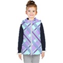 Diagonal Plaid Gingham Stripes Kid s Puffer Vest View1