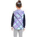 Diagonal Plaid Gingham Stripes Kid s Puffer Vest View2