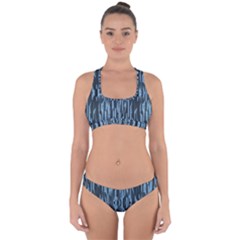 Texture Surface Background Metallic Cross Back Hipster Bikini Set by Nexatart