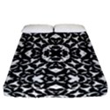 Black And White Geometric Pattern Fitted Sheet (Queen Size) View1