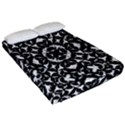 Black And White Geometric Pattern Fitted Sheet (Queen Size) View2