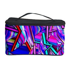 Stars Beveled 3d Abstract Stripes Cosmetic Storage Case by Nexatart