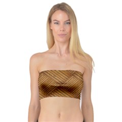 Wood Texture Background Oak Bandeau Top by Nexatart