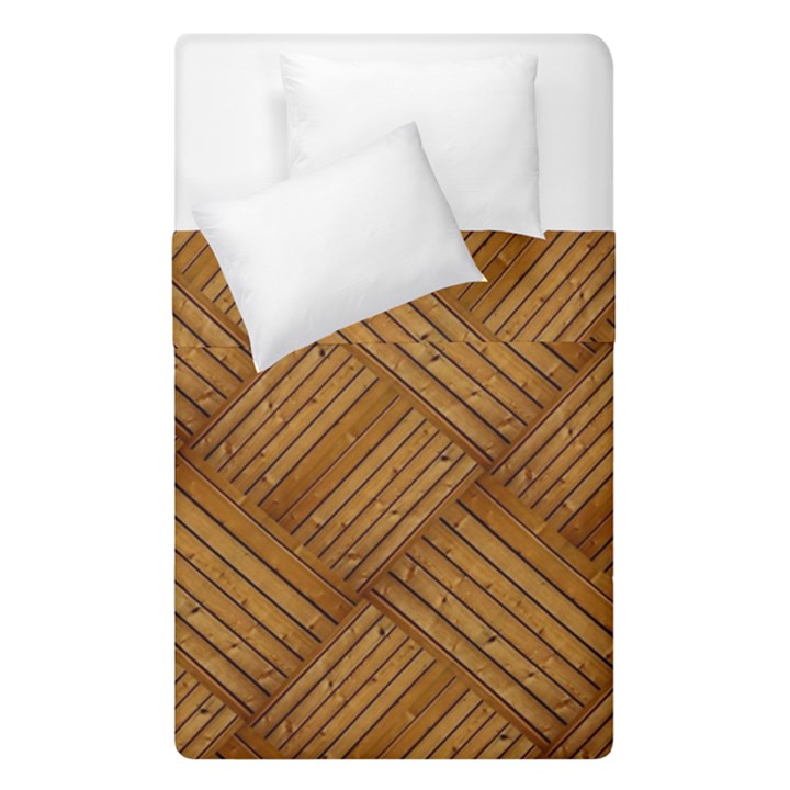 Wood Texture Background Oak Duvet Cover Double Side (Single Size)