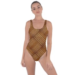 Wood Texture Background Oak Bring Sexy Back Swimsuit