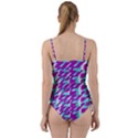 Fabric Textile Texture Purple Aqua Sweetheart Tankini Set View2