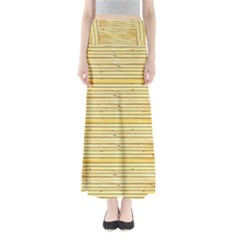 Wood Texture Background Light Full Length Maxi Skirt by Nexatart