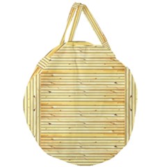 Wood Texture Background Light Giant Round Zipper Tote by Nexatart