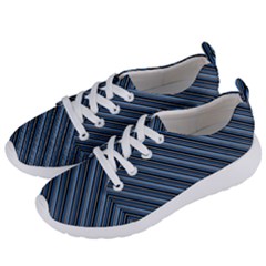 Diagonal Stripes Pinstripes Women s Lightweight Sports Shoes by Nexatart