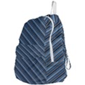 Diagonal Stripes Pinstripes Foldable Lightweight Backpack View4