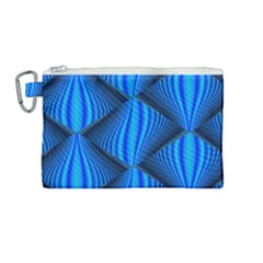 Abstract Waves Motion Psychedelic Canvas Cosmetic Bag (medium)