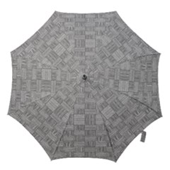 Texture Wood Grain Grey Gray Hook Handle Umbrellas (medium) by Nexatart